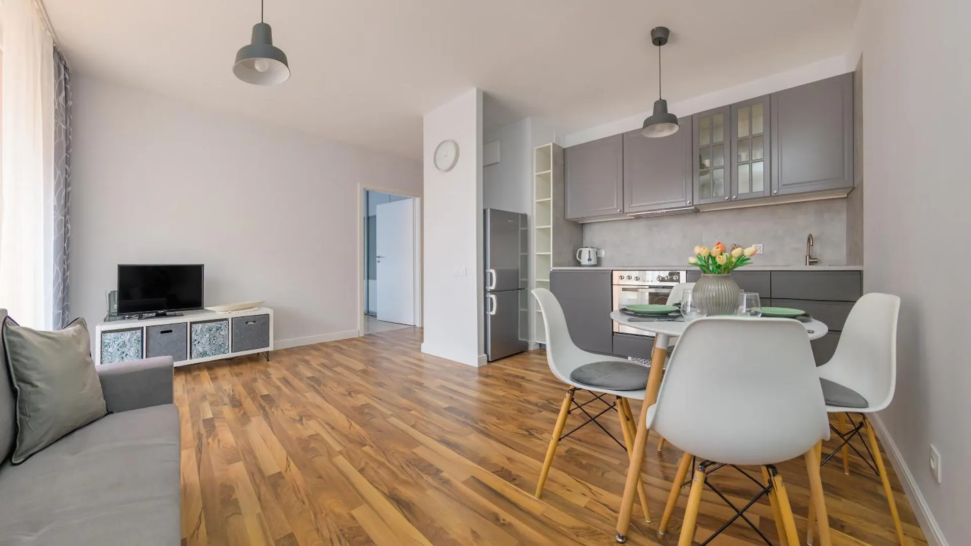 公寓 Apartamenty Sun & Snow Horyzont - Plac Zabaw, Grill, Kilka Minut Od Plazy 格但斯克 波兰